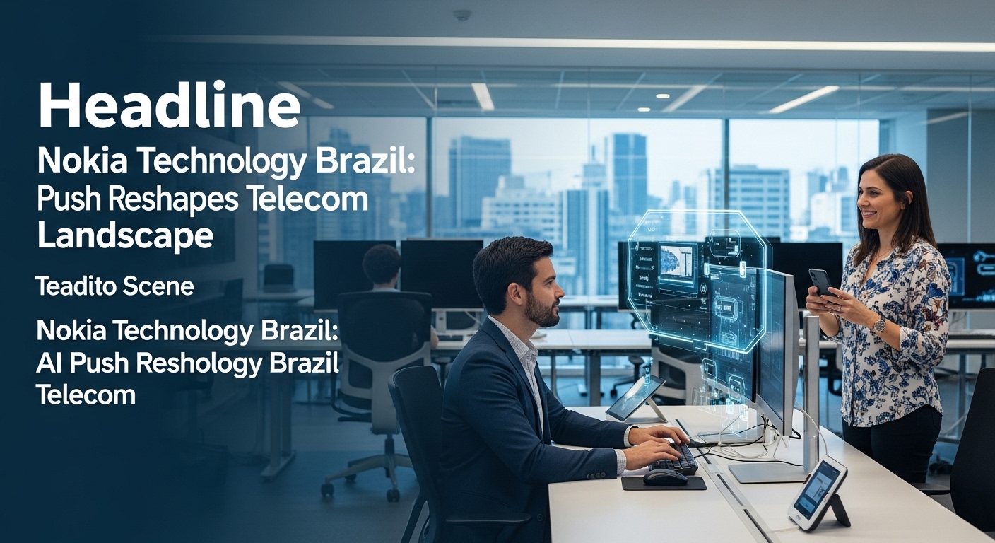 Nokia technology Brazil AI partnerships in a Brazilian telecom setting.